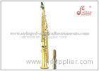 Straight Soprano Saxophone Woodwind Musical Instruments High F# Bb Student Model