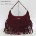 Fashion zipper handbag/PU tassel shoulder bag/Lady handbag