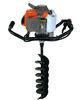 2 Stroke Gasoline Powered Earth ground hog post hole digger with Metal Material