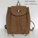 Fashion backpack/PU brown magnetic clasp backpack/Lady bag