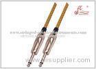 1/4" TS Coiled Guitar Cable With 6.0 mm Outer Diameter 0.5- 50 m Length