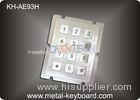 Metal Panel Mount Keypad with 12 Keys For Access Control System