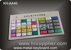 IP65 Waterproof Stainless Steel Keyboard with 40 keys for Highway toll Kiosk Machine