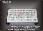 Water proof Metallic Industrial Keyboards IP65 For Parkingcontrol system