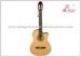 Spruce Plywood Rosewood Classical Cutaway Guitar With Nylon Strings 650mm Length