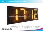Simple 22" Yellow Led Clock Display / 24 Hour Digital Wall Clock