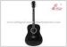 Linden Plywood Dreadnought 41" Acoustic Guitar Maple Bridge Black ABS Bbinding