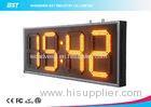 Yellow 10" Led Clock Display Digital Clock Timer For Sport Stadium