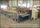 Prepainted / Galvanized Corrugated Sheet Making Machine Roll Forming Line