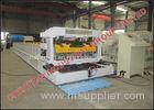 Aluminium And Steel Stepped Tile Roof Tile Roll Forming Machine 3-3.5m/min