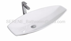 Ceramic White Color Counter Top Basin