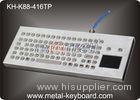 Desktop Metal IP65 Rate waterproof keyboard with touchpad 416 x165 mm Front panel