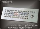 68 keys Metal desktop Industrial keyboard with Trackball for Industrial Control Platform