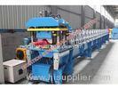 Red Rounded Ridge Cap Roll Forming Machine With Pressed Steps
