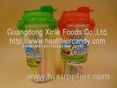 Personalized Fruit Flavor CC Hard Candy Sticks Sweets In Cup OEM Available