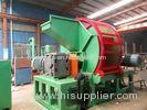 Environmental Tyre Shredding Machine 16 Pcs Blades Double Shaft