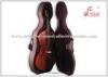 Foam Lined Musical Instrument Case for Cello Shock Proof 4/4 - 1/8 Size Available