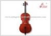 Flamed Master Oil Varnish Musical Instrument Cello With Spruce Face Material