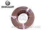 PTFE insulation Thermocouple Cable Type T 24 AWG 20 AWG Brown Color