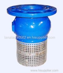 ductile iron water pump bottom valve
