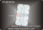 Water proof IP65 Kiosk Metal keypad with 8 keys for Mining Machinery