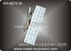 30 Keys IP65 Anti - Vandal Kiosk Keyboard for Industrial Mining System