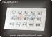 Panel Mount Industrial Metal Keyboard Stainless steel for Mine Machine