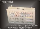 16 Keys Encryption Metal keypad with Vandal resistant for Bank Kiosk