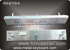IP65 Rated Metal Kiosk Function Customizable Keypad with 4 short - travel keys