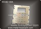 IP65 Stainless Steel 20 Button Gas Station Kiosk Keypad In 4x5 Matrix