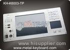 Metal Keyboard with Digital Keypad and Touchpad for Industrial Instrumentation