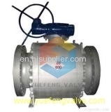 side entry trunnion forged flange ball valve