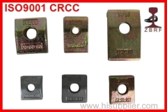 rail clamp plate for railway fastening