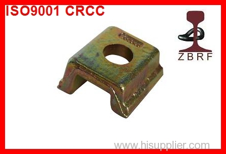 rail clamp plate railroad construction