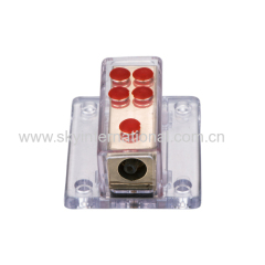 4 GAUGE TO 4 X 8 GAUGE POWER/GROUND DISTRIBUTION BLOCK