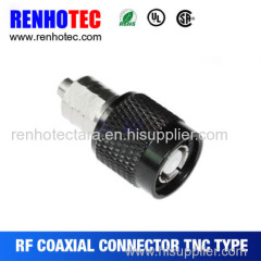 male plug tnc rf coaxial connector with twist-on