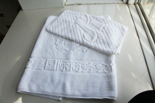 100% cotton towels for hotel bathroom floor
