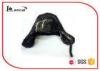 Black Leather Winter Trapper Hat With Faux Fur Earflap And Snap Button