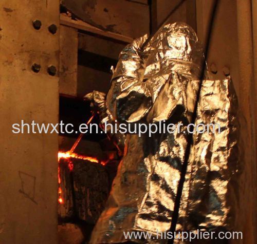 High Temperature Furnace Wall Pore Opening without Destruction