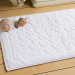 100% cotton custom jacquard hotel bath floor mat towels