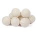 Natural white wool dryer softner balls