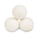 Natural white wool dryer softner balls