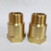 brass threaded fitting brass meter coupling male -female