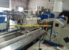 High capacity PP profile plastic extrusion machine