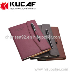 Promotional Hardcover leather notebook
