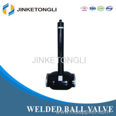 JKTL High Pressure Fully Welded Ball Valve with Extension Rod