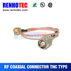 Shenzhen renhotec RF Coaxial TNC Female to SMA Male Straight adaptor