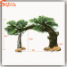 Artificial green leaves indoor tree ficus plants banyan trees for home garden