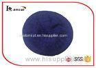 Customize Navy Pointelle Hat Durable Slouchy Beanie Hats For Ladies