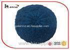 Cable Pattern Womens Knit Beret Hat Acrylic Fabrics With Dark Blue Lurex
